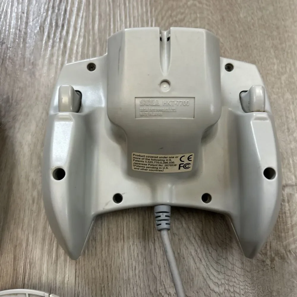 Sega Dreamcast Controller Lot Of 3 Official OEM White Grey HKT 7700 Tested Works